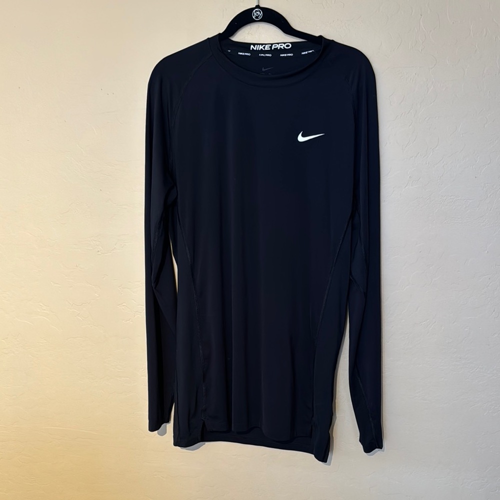 Nike Pro Black Long Sleeve Top